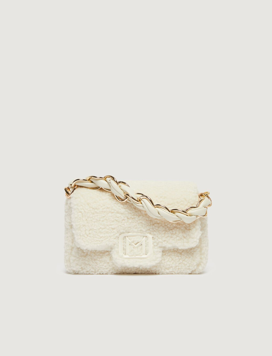 le muse liten tygväska - ivory