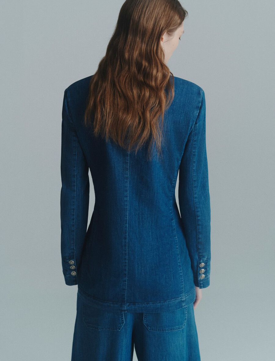 jeansblazer - blÅ jeans