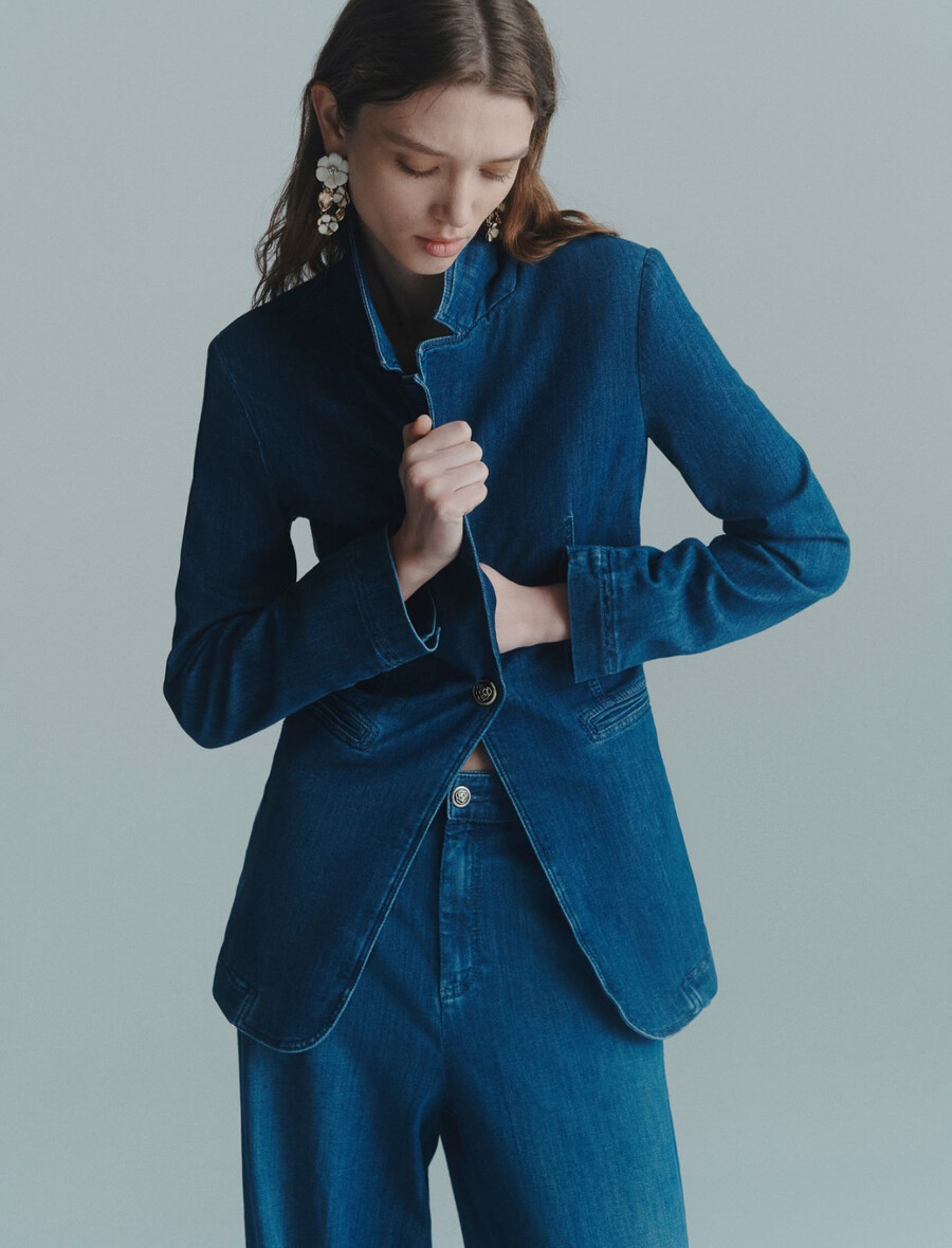 jeansblazer - blÅ jeans