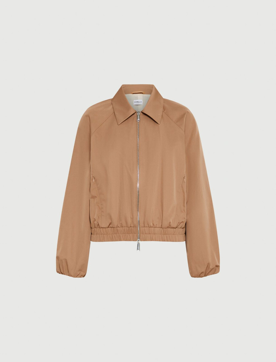 vattenavvisande twillbomberjacka - beige