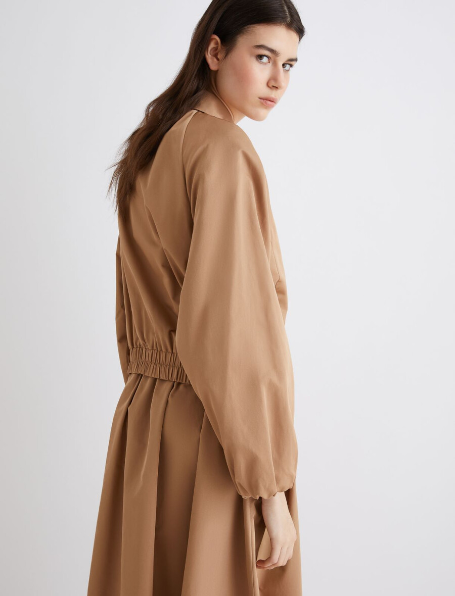 vattenavvisande twillbomberjacka - beige