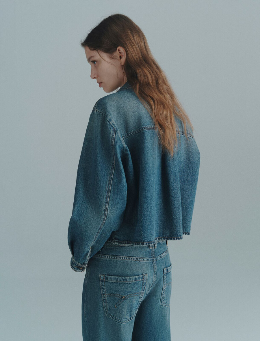 denimöverskjorta - blÅ jeans