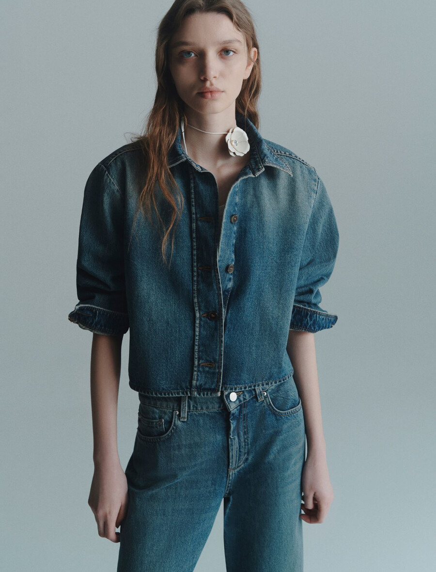 denimöverskjorta - blÅ jeans