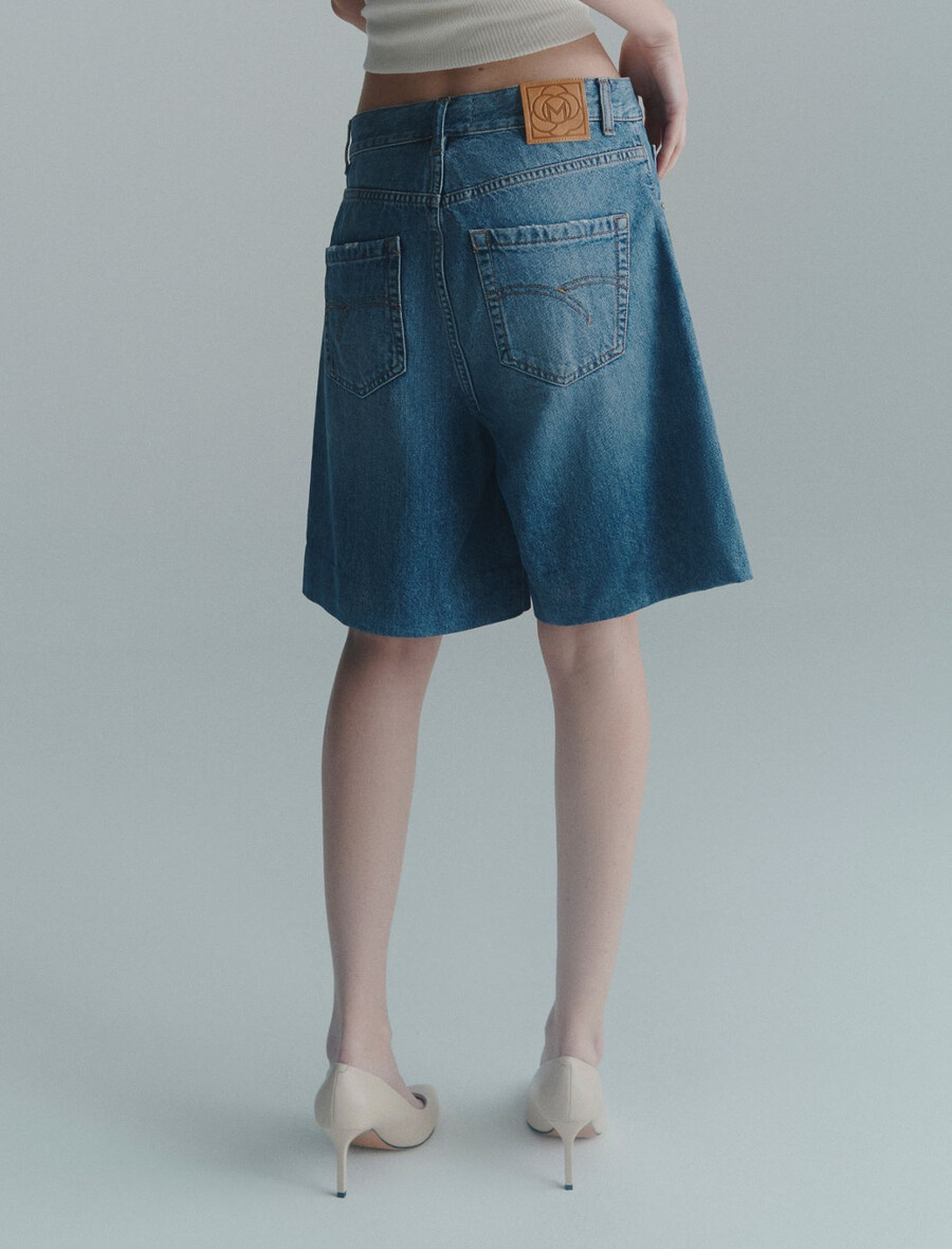 jeansshorts - delave` blÅ