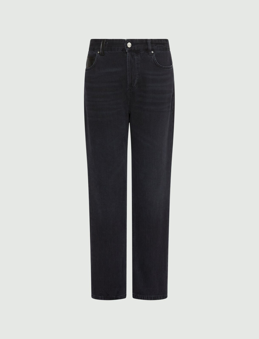denim tomboyjeans - svart
