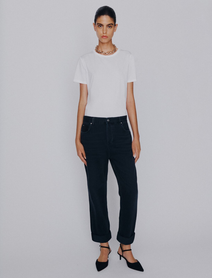 denim tomboyjeans - svart