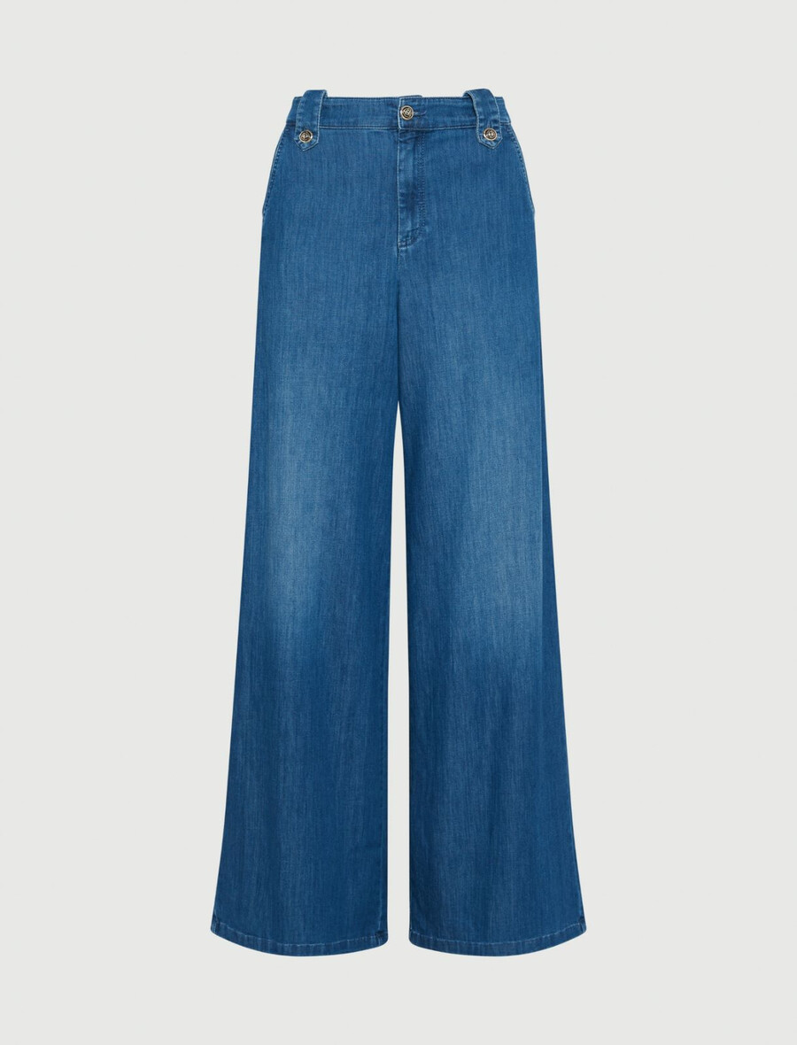 palazzo-jeans - blÅ jeans