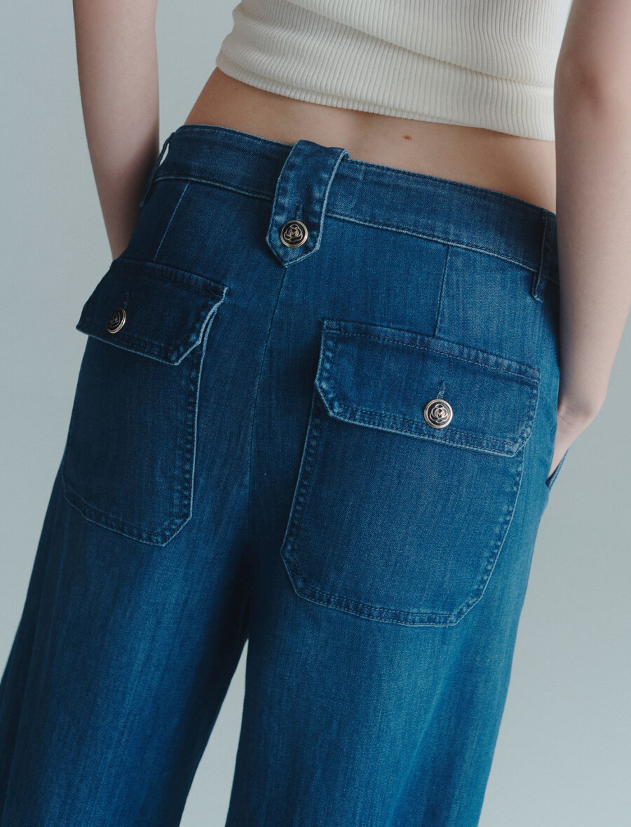 palazzo-jeans - blÅ jeans