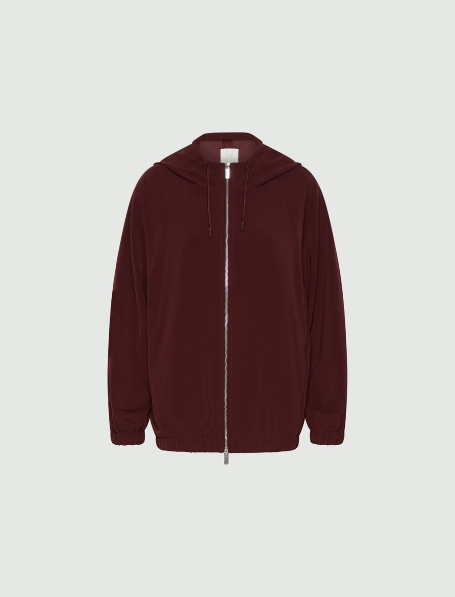 vattenavvisande blousonjacka - bordeaux