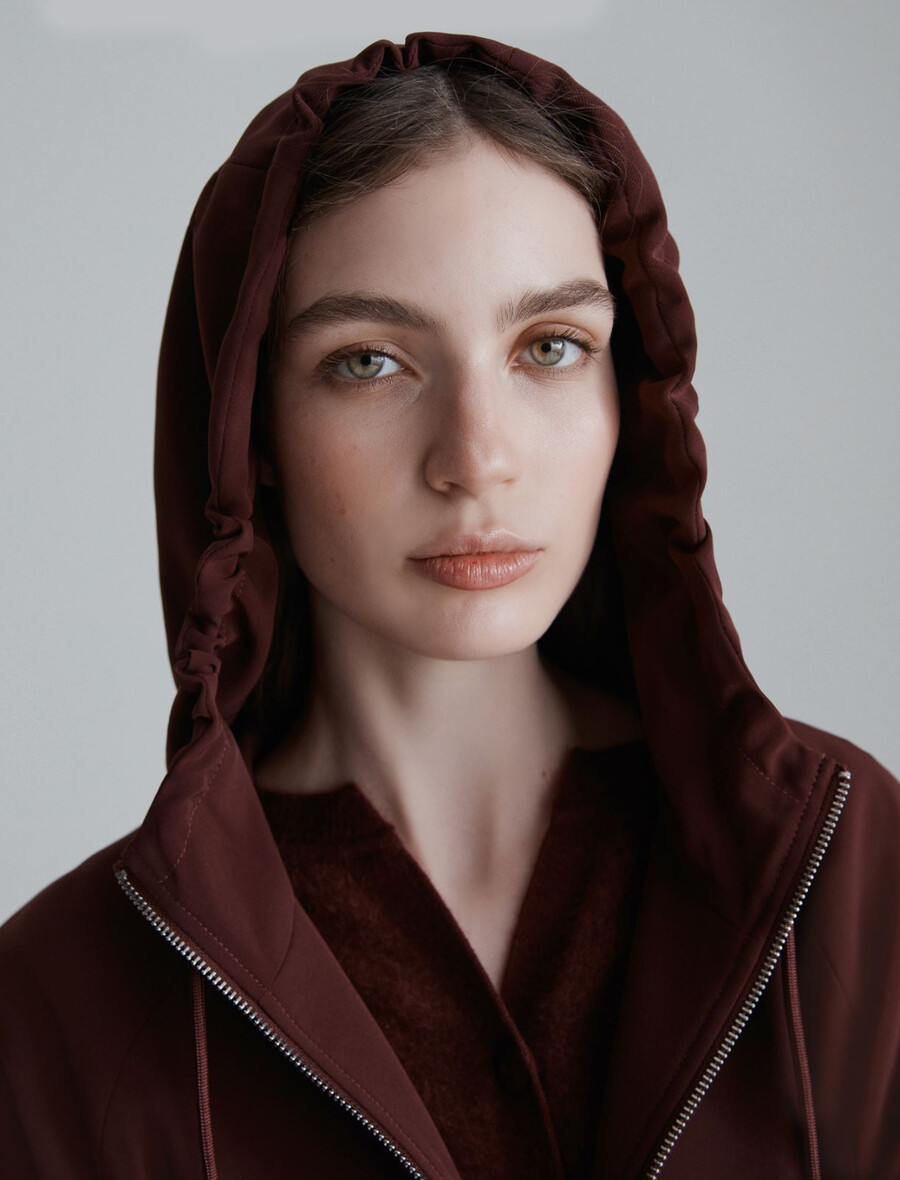 vattenavvisande blousonjacka - bordeaux