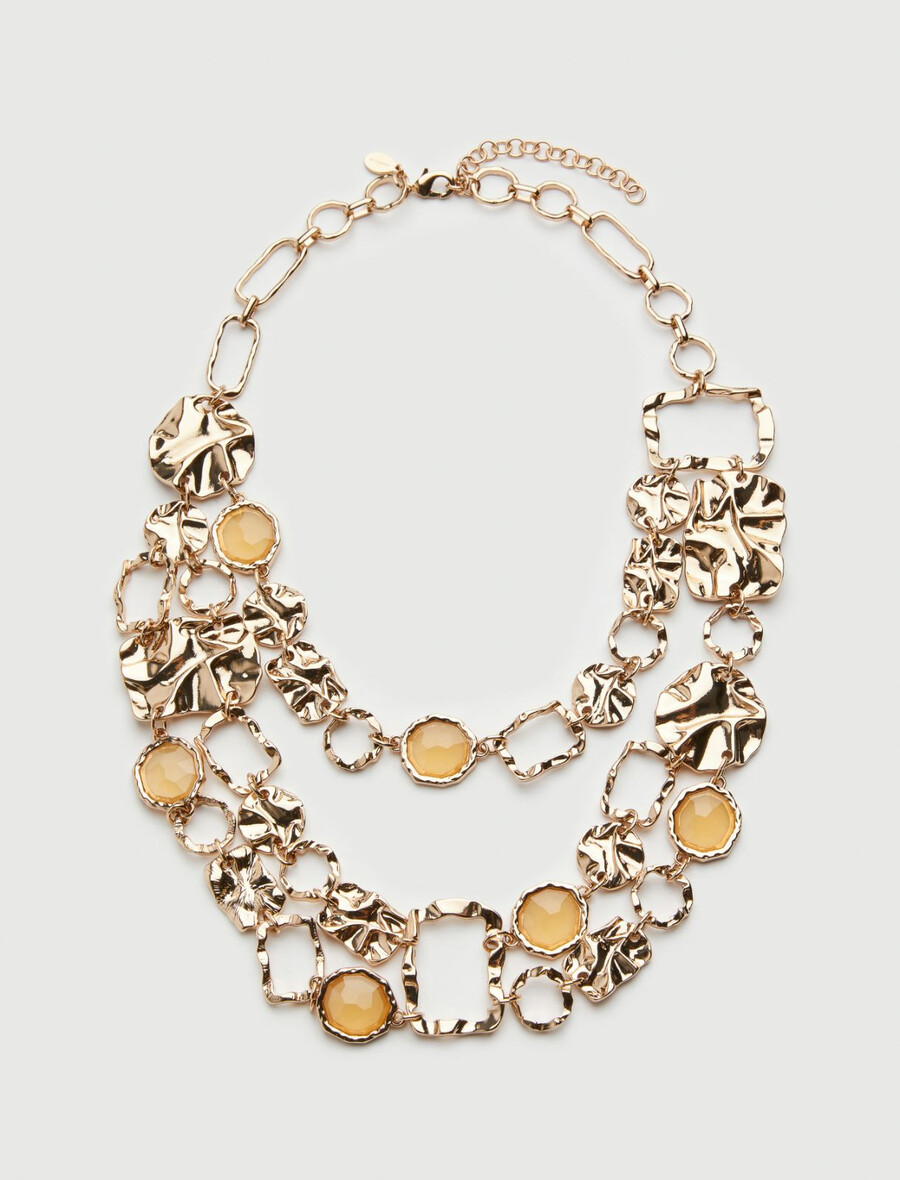 stenhalsband - guld
