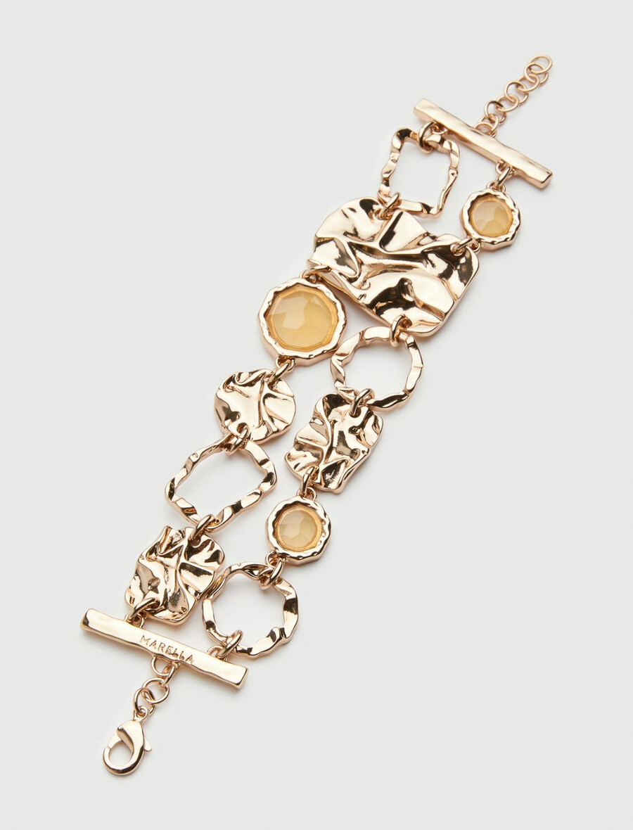 stenarmband - guld