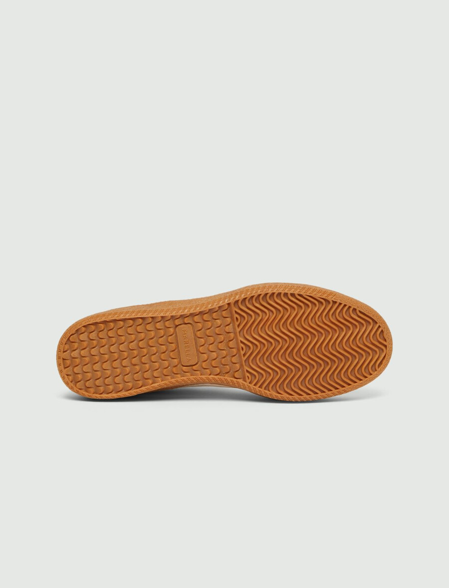 broderade sneakers - vita