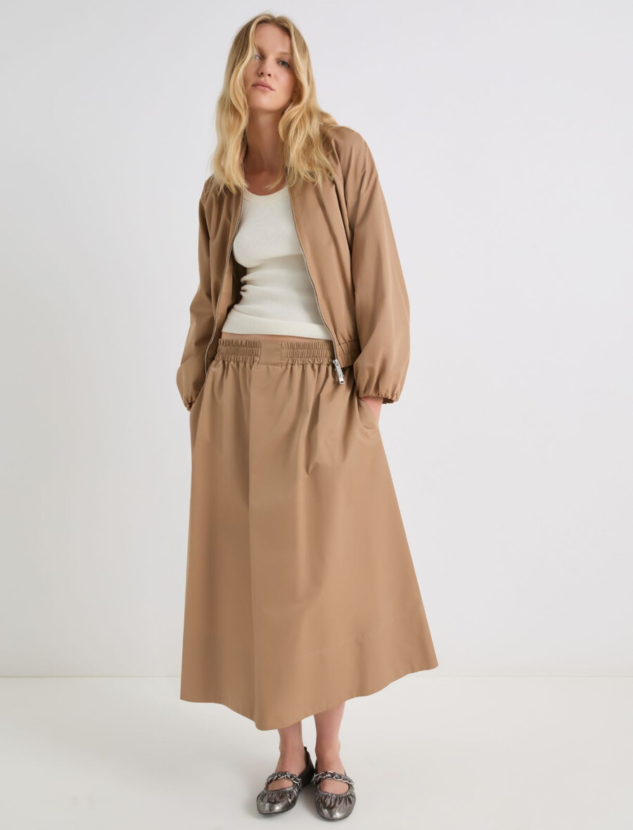 vattenavvisande twillkjol - beige