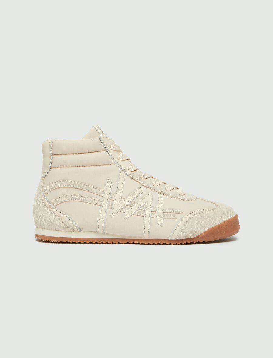 höga sneakers - ivory
