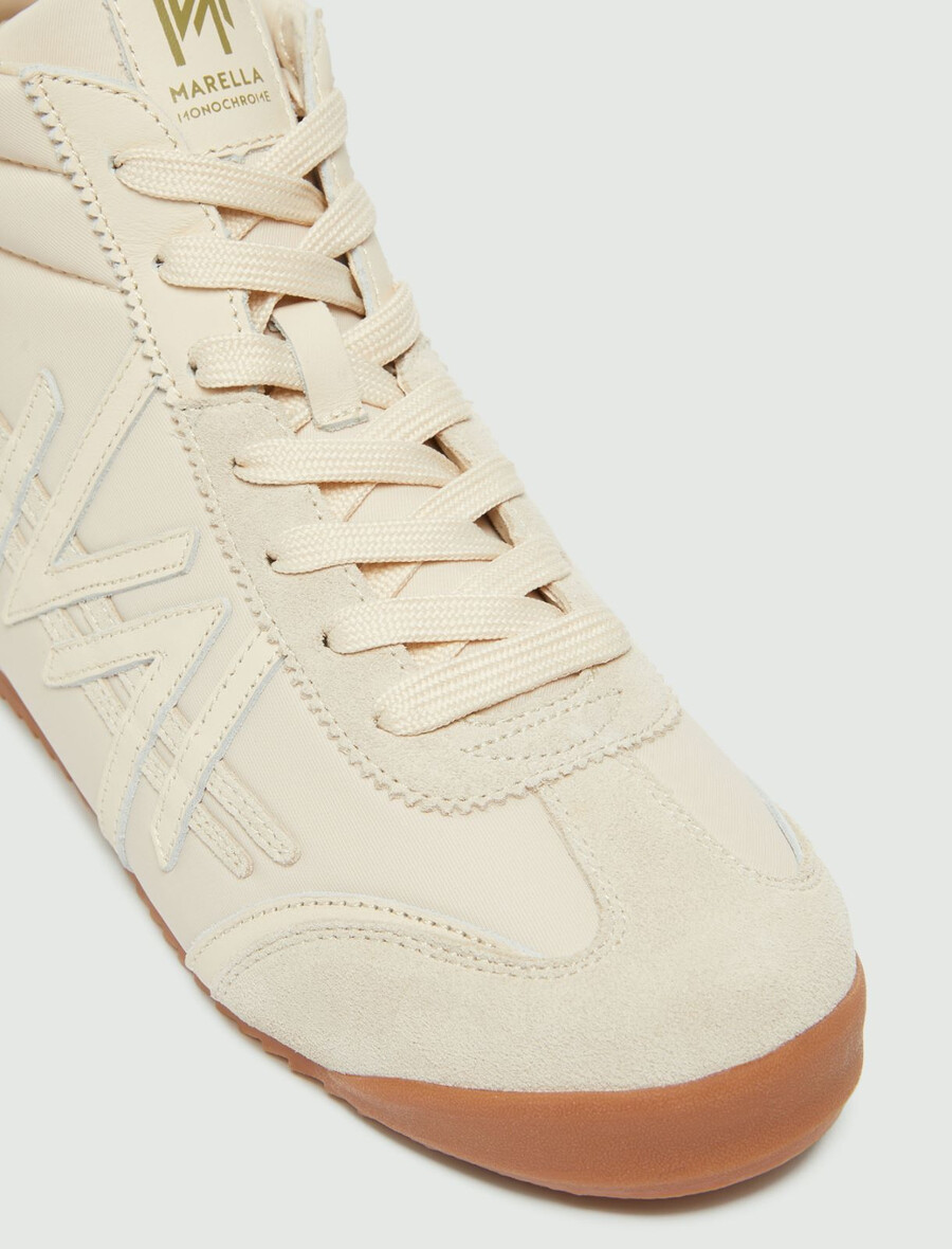 höga sneakers - ivory