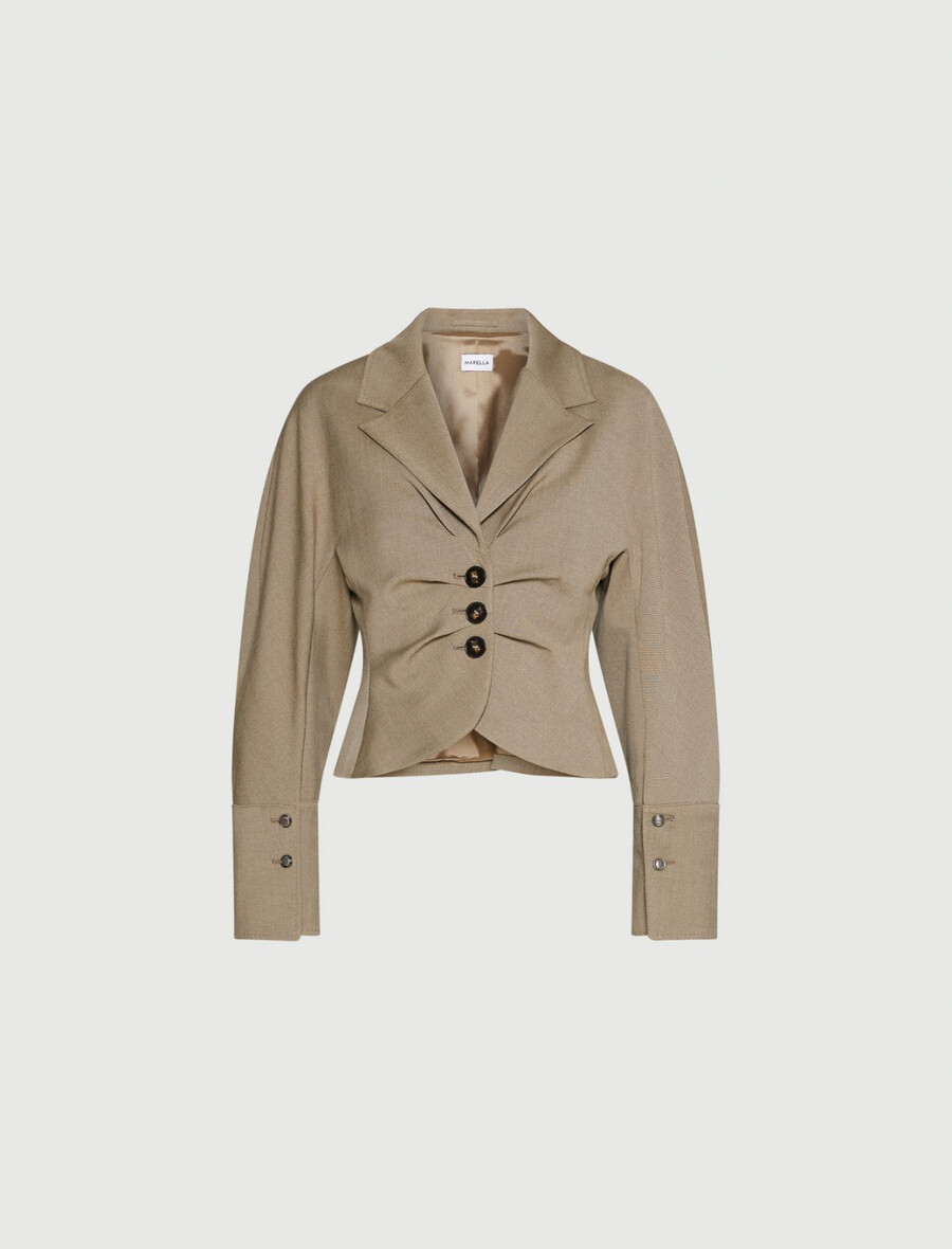 slim fit kort kavaj - laurel