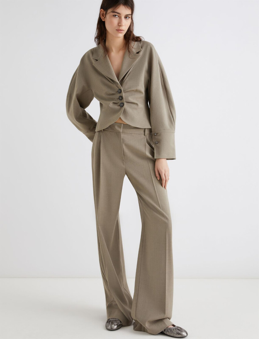 slim fit kort kavaj - laurel