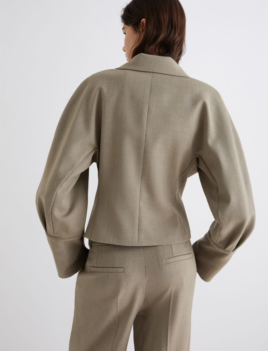 slim fit kort kavaj - laurel