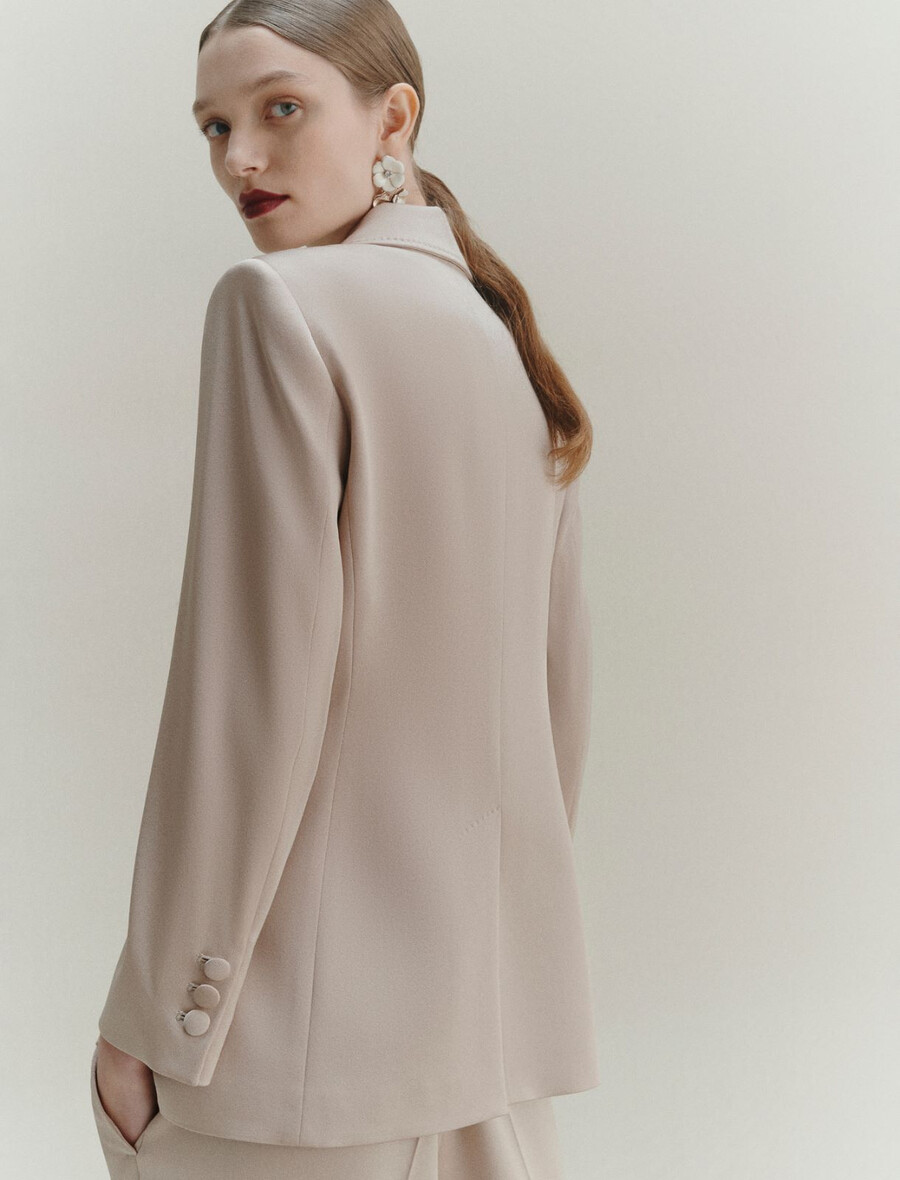 satinjacka - naturlig