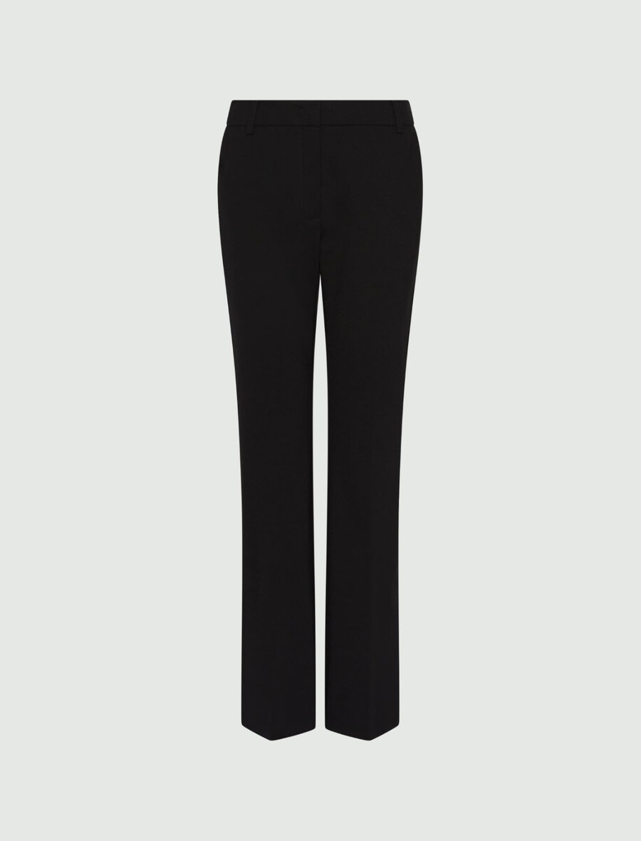 slim fit jerseybyxor - svart