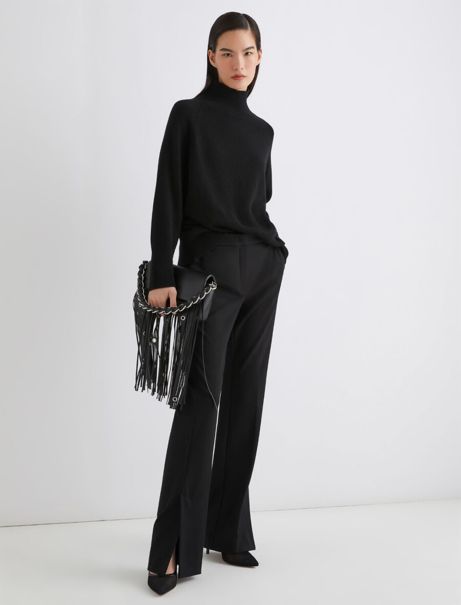 slim fit jerseybyxor - svart