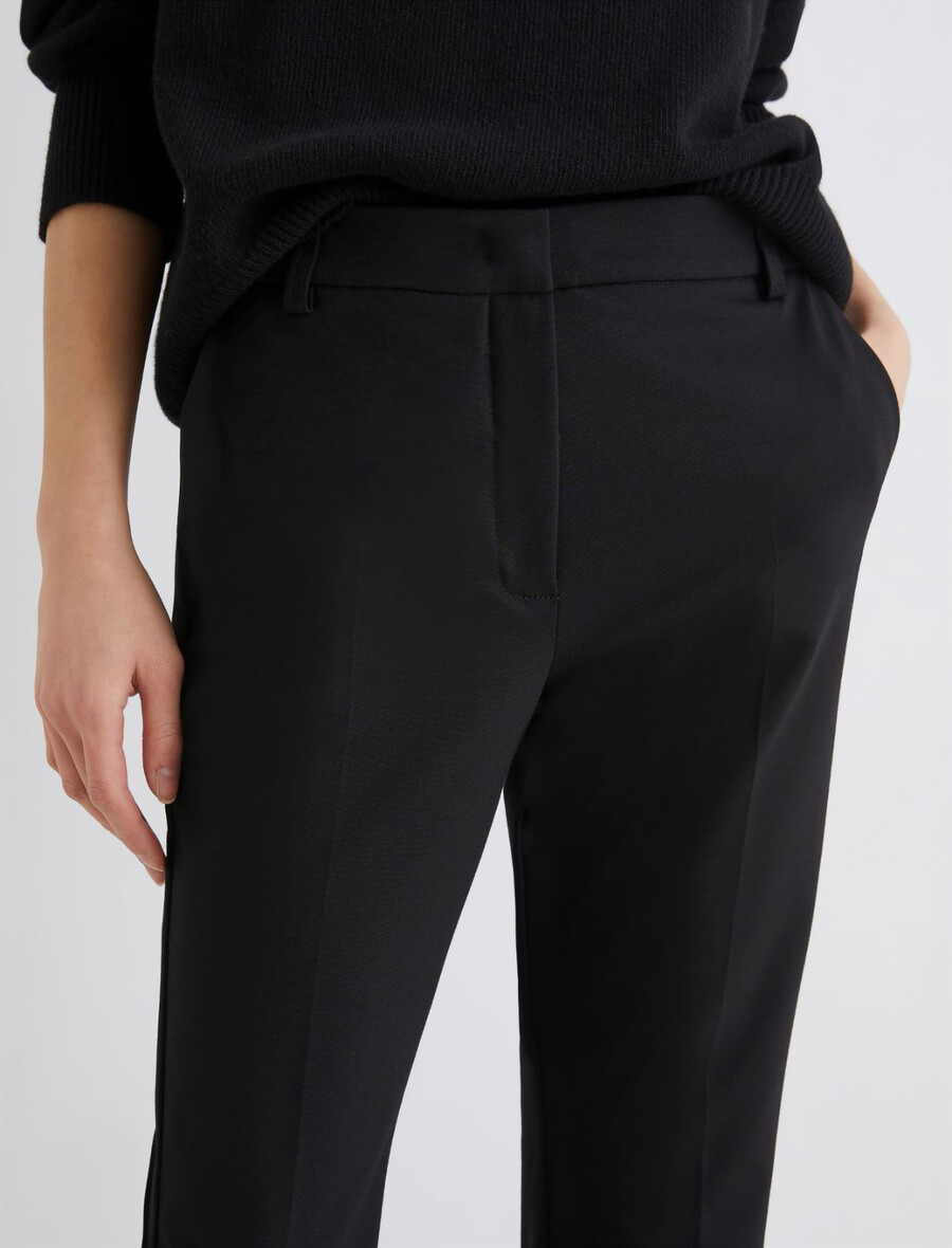 slim fit jerseybyxor - svart